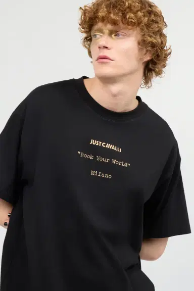 Roberto Cavalli T-Shirt With Custom Print | Thumbnail 4 Roberto Cavalli T-Shirt With Custom Print | Thumbnail 4