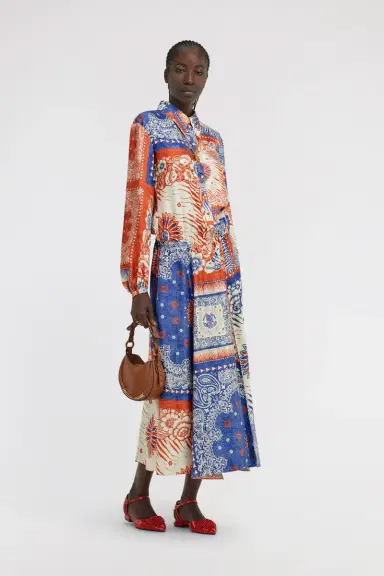 Roberto Cavalli Bandana Print Maxi Dress | Thumbnail 5