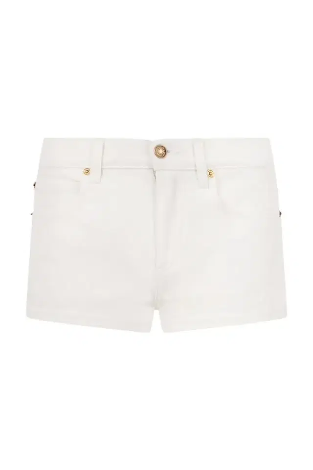 Roberto Cavalli Stretch Cotton Denim Shorts