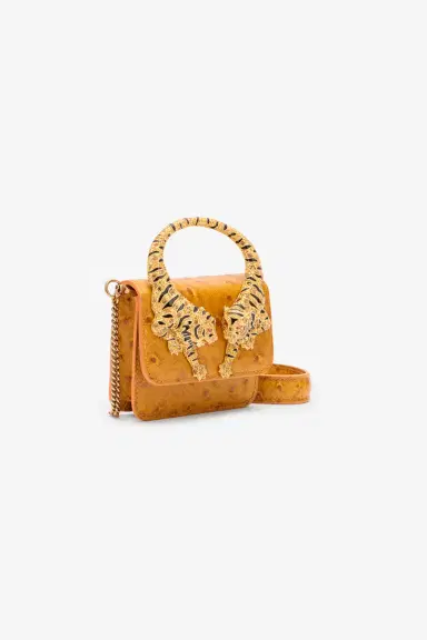 Roberto Cavalli Mini Roar Bag With Jeweled Tigers | Thumbnail 6 Roberto Cavalli Mini Roar Bag With Jeweled Tigers | Thumbnail 6