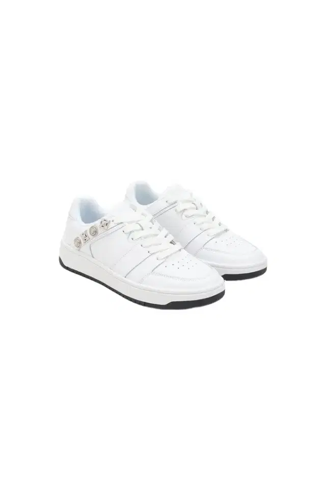 Roberto Cavalli White Low Top Sneakers