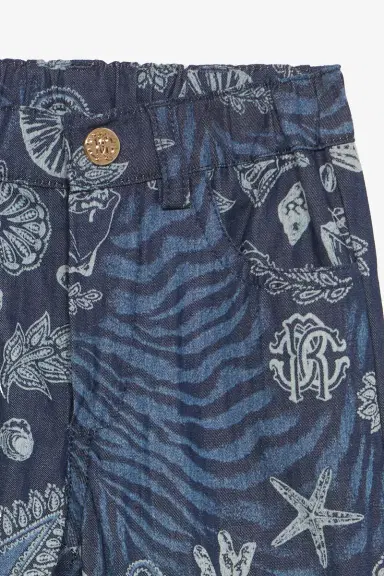 Roberto Cavalli Marine-Print Shorts | Thumbnail 4