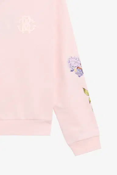 Roberto Cavalli Pink Cotton Sweatshirt | Thumbnail 4 Roberto Cavalli Pink Cotton Sweatshirt | Thumbnail 4