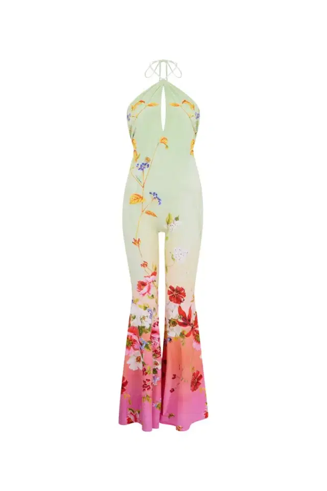 Miami Flowers Print Jumpsuit