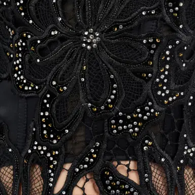 Roberto Cavalli Floral Lace Dress | Thumbnail 4
