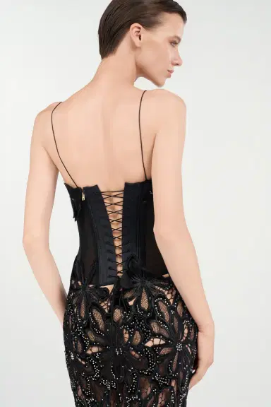 Roberto Cavalli Floral Lace Dress | Thumbnail 6