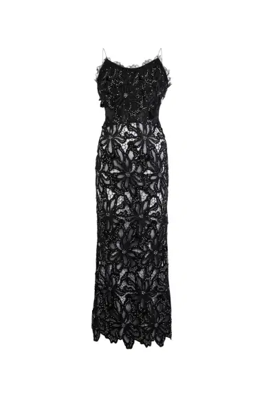 Roberto Cavalli Floral Lace Dress | Thumbnail 1