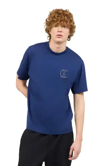 Roberto Cavalli T-Shirt With Monogram On Chest | Thumbnail 1