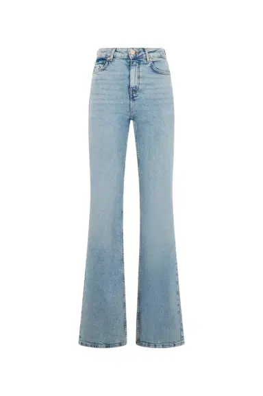 Roberto Cavalli Light Blue Flared Jeans With Monogram RC | Thumbnail 1