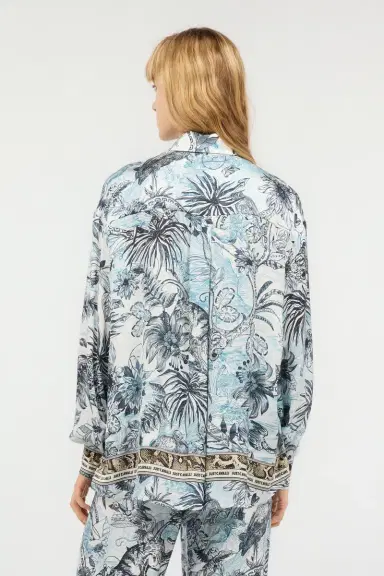 Roberto Cavalli Shirt With Python And Jungle Print | Thumbnail 3