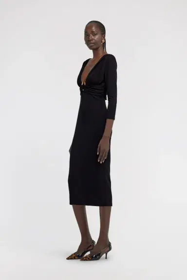 Roberto Cavalli Dress with Gold Detail | Thumbnail 4