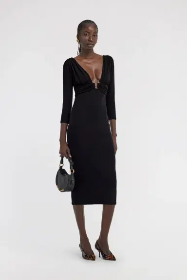 Roberto Cavalli Dress with Gold Detail | Thumbnail 5
