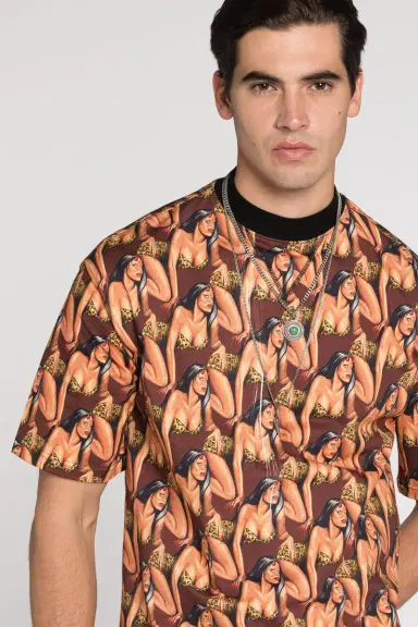 Roberto Cavalli Graphic-Print Cotton T-Shirt | Thumbnail 5