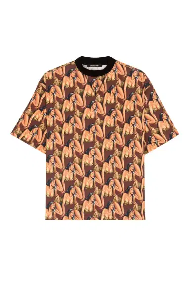 Roberto Cavalli Graphic-Print Cotton T-Shirt | Thumbnail 1