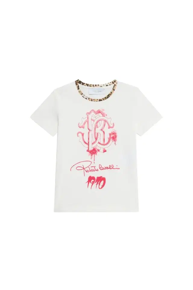 Roberto Cavalli Cotton T-shirt with print