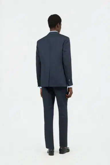 Roberto Cavalli Blue Cotton and Linen Suit | Thumbnail 3 Roberto Cavalli Blue Cotton and Linen Suit | Thumbnail 3