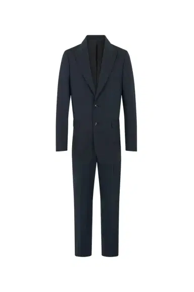 Roberto Cavalli Blue Cotton and Linen Suit | Thumbnail 1 Roberto Cavalli Blue Cotton and Linen Suit | Thumbnail 1