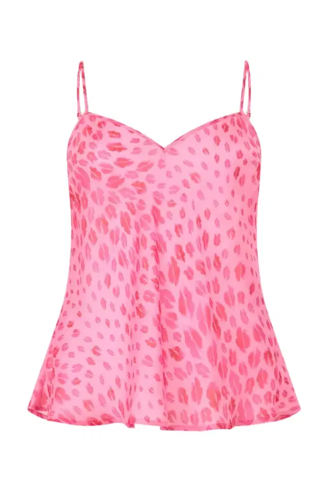 The Jaguar Kiss Print Top