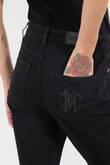 Roberto Cavalli Jeans With Mirror Snake Monogram | Thumbnail 5