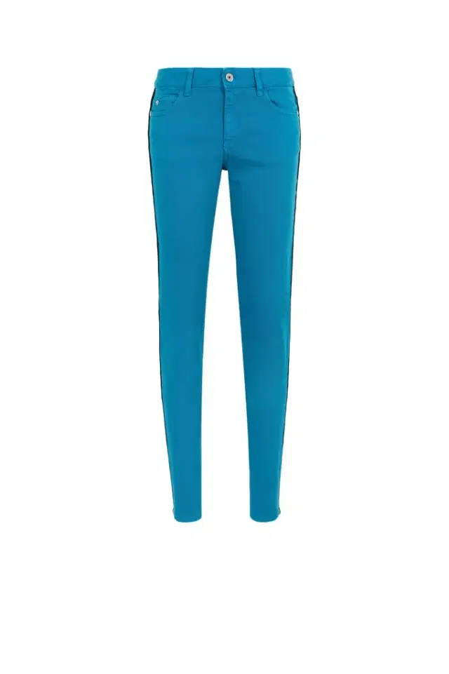 Roberto Cavalli Just Cavalli Crochet-Stripe Jeans