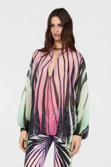 Roberto Cavalli Ray Of Paradise Print Kaftan | Thumbnail 2 Roberto Cavalli Ray Of Paradise Print Kaftan | Thumbnail 2