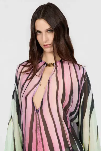 Roberto Cavalli Ray Of Paradise Print Kaftan | Thumbnail 4 Roberto Cavalli Ray Of Paradise Print Kaftan | Thumbnail 4