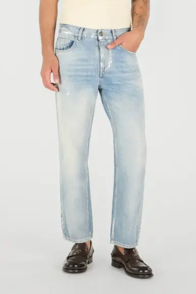 Roberto Cavalli Light Wash Jeans with Monogram RC | Thumbnail 2