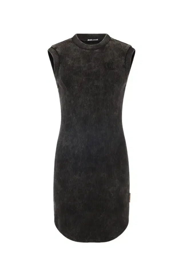 Roberto Cavalli Rib-Knit Mini Dress With JC Monogram