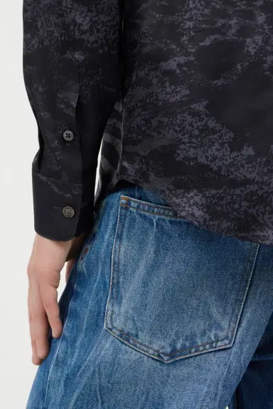 Roberto Cavalli Animal-Print Silk Shirt | Thumbnail 6