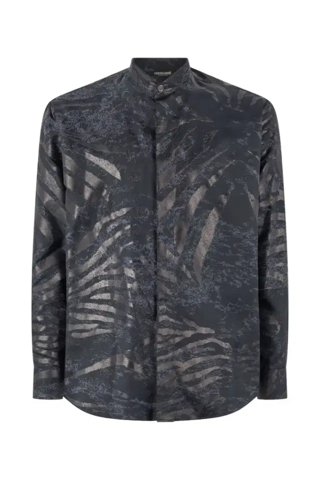 Roberto Cavalli Animal-Print Silk Shirt