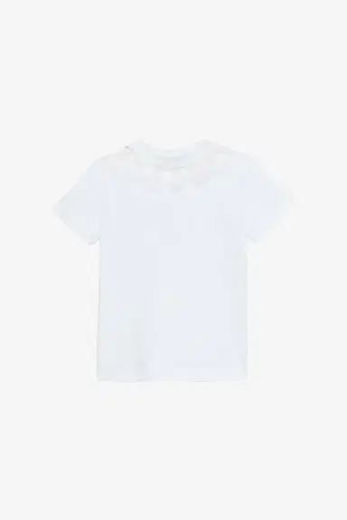 Roberto Cavalli T-Shirt With RC Monogram And Lace | Thumbnail 2