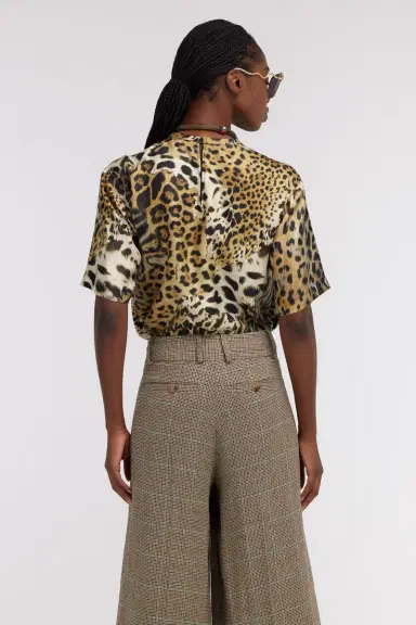 Roberto Cavalli T-shirt with Jaguar Skin print | Thumbnail 3