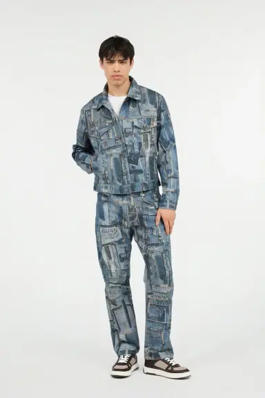 Roberto Cavalli Capsule Collection Patchwork Denim Jacket | Thumbnail 7