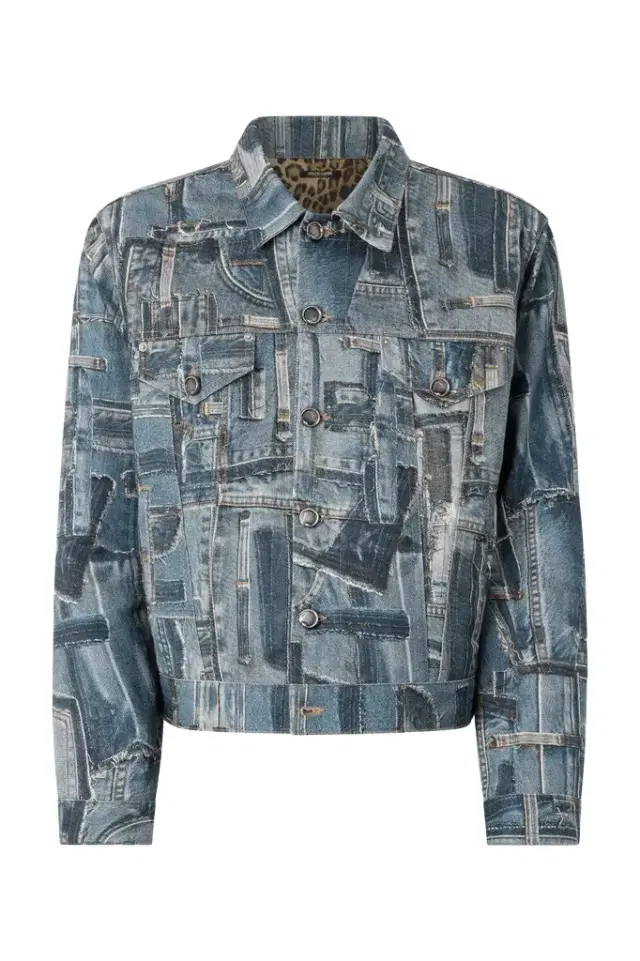 Roberto Cavalli Capsule Collection Patchwork Denim Jacket