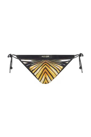 Roberto Cavalli Ray Of Gold Print Swimsuit Bikini Bottom | Thumbnail 1 Roberto Cavalli Ray Of Gold Print Swimsuit Bikini Bottom | Thumbnail 1