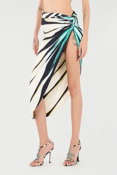 Roberto Cavalli Ray Of Sea Print Sarong | Thumbnail 2 Roberto Cavalli Ray Of Sea Print Sarong | Thumbnail 2