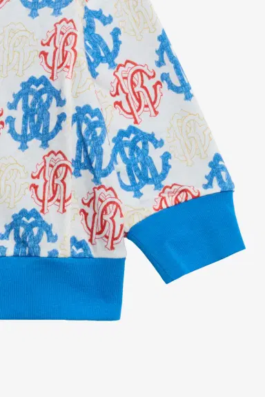 Roberto Cavalli Cotton Sweatshirt with Monogram Print | Thumbnail 4 Roberto Cavalli Cotton Sweatshirt with Monogram Print | Thumbnail 4
