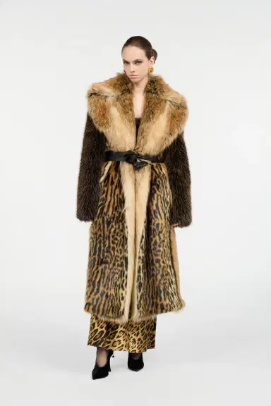 Roberto Cavalli Silk Skirt With Jaguar Skin Print | Thumbnail 7