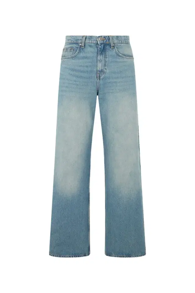 Roberto Cavalli Light Blue Wide-Leg Jeans With Monogram RC
