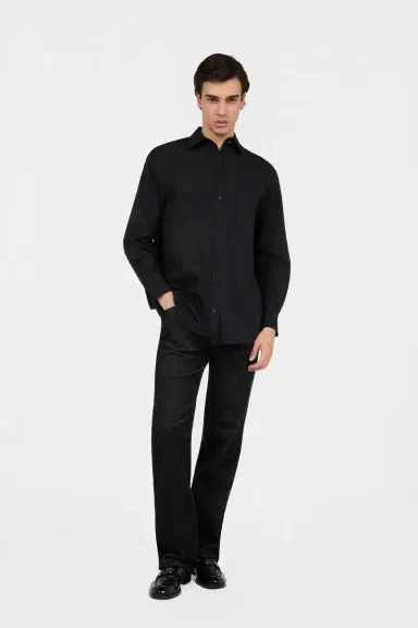 Roberto Cavalli Black Cotton Shirt | Thumbnail 6 Roberto Cavalli Black Cotton Shirt | Thumbnail 6