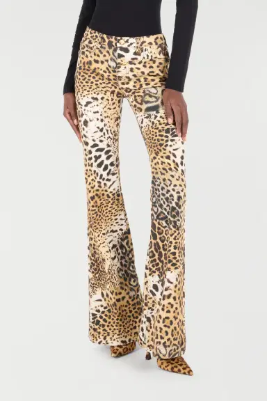 Roberto Cavalli Pants With Jaguar Skin Print | Thumbnail 2