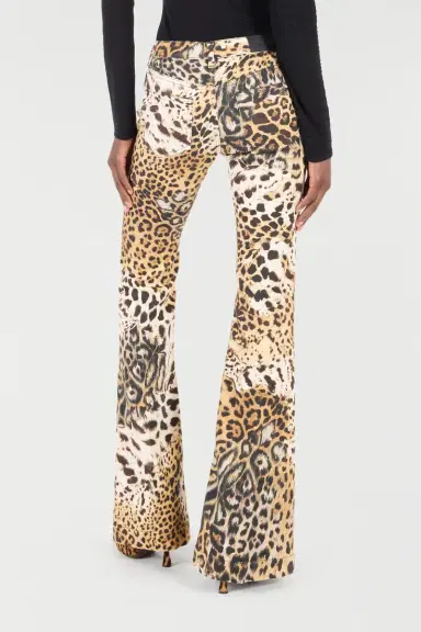 Roberto Cavalli Pants With Jaguar Skin Print | Thumbnail 3