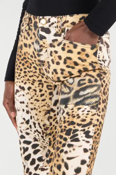 Roberto Cavalli Pants With Jaguar Skin Print | Thumbnail 5