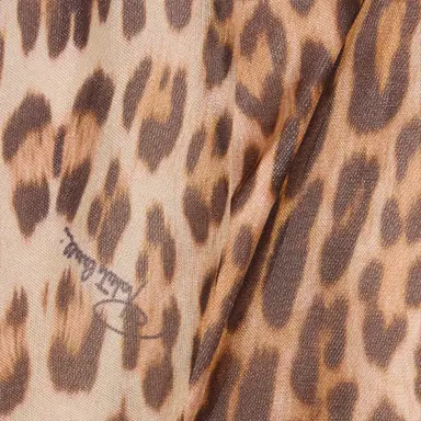 Roberto Cavalli Leopard print chiffon mini skirt | Thumbnail 3