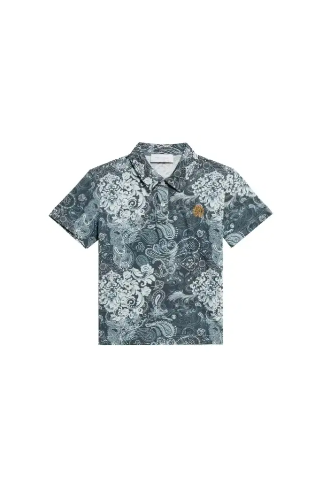 Roberto Cavalli Paisley Print Polo
