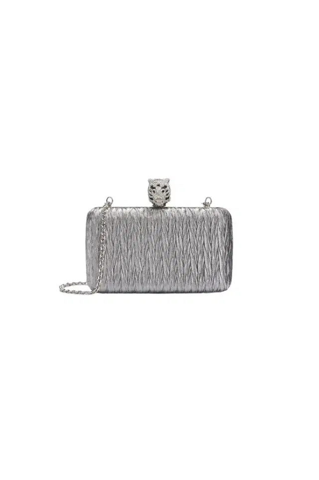 Roberto Cavalli Clutch with tiger fastening