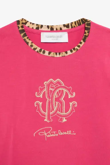 Roberto Cavalli Cotton logo t-shirt | Thumbnail 4