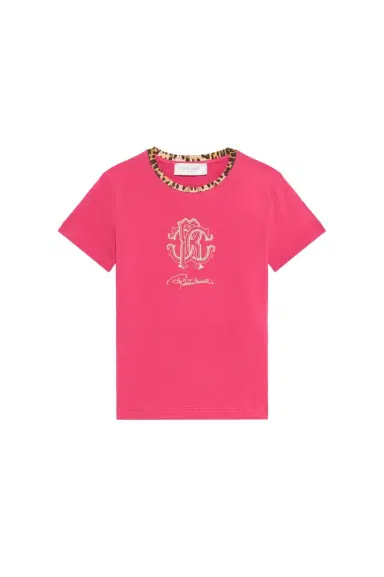 Roberto Cavalli Cotton logo t-shirt | Thumbnail 1