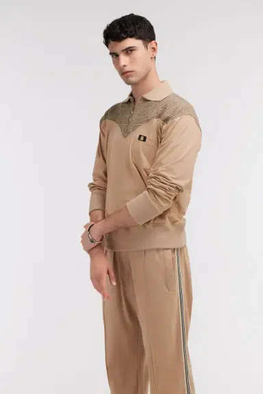 Roberto Cavalli Beige Flared Trousers With Side Bands | Thumbnail 4 Roberto Cavalli Beige Flared Trousers With Side Bands | Thumbnail 4