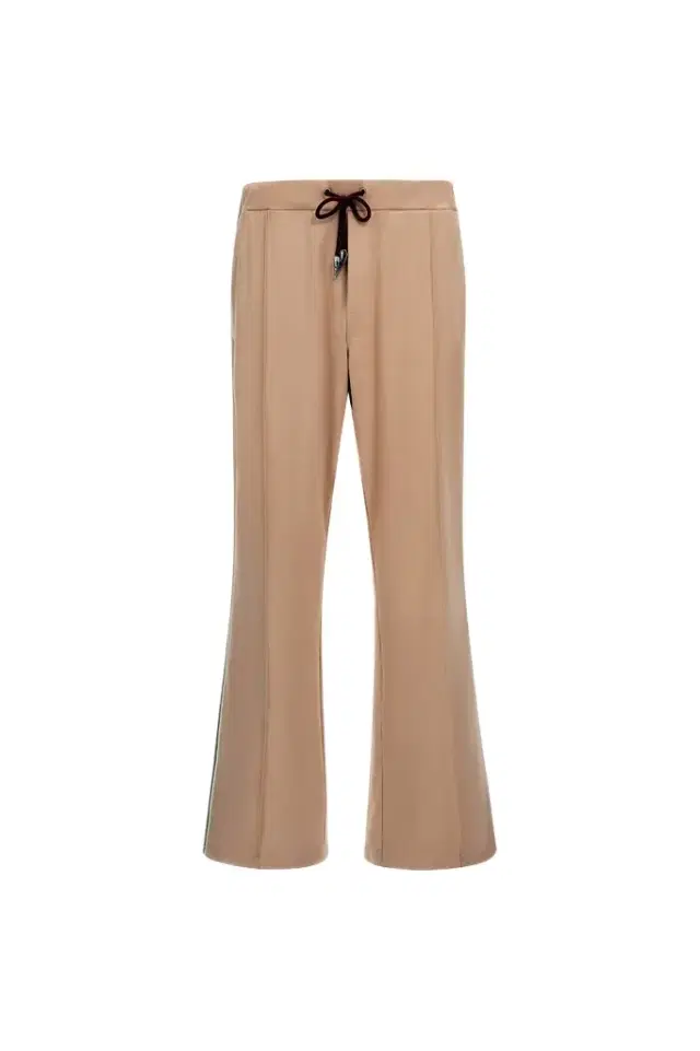 Roberto Cavalli Beige Flared Trousers With Side Bands